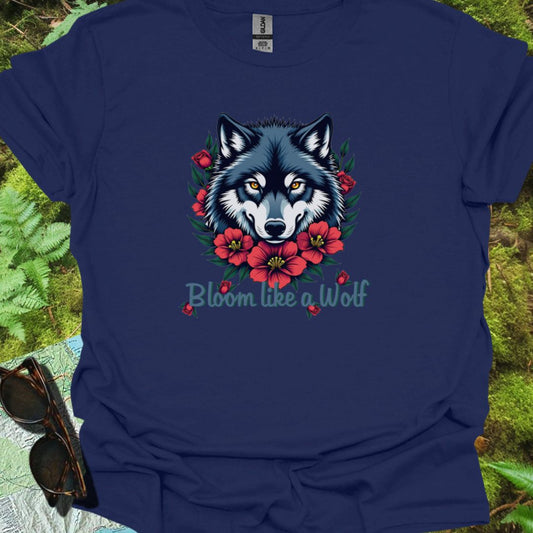 Bloom like a Wolf T-shirt tijdloos