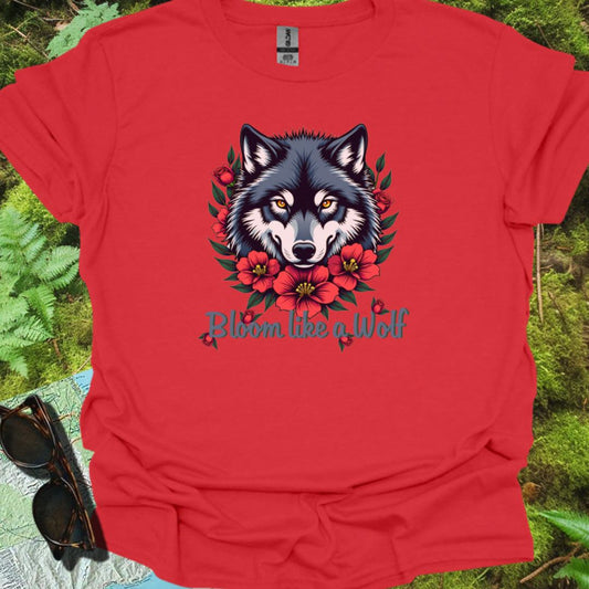 Bloom like a Wolf T-shirt trendy