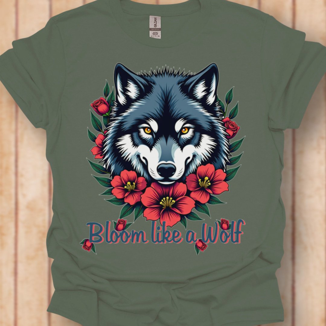 Bloom like a Wolf T-shirt intemporel