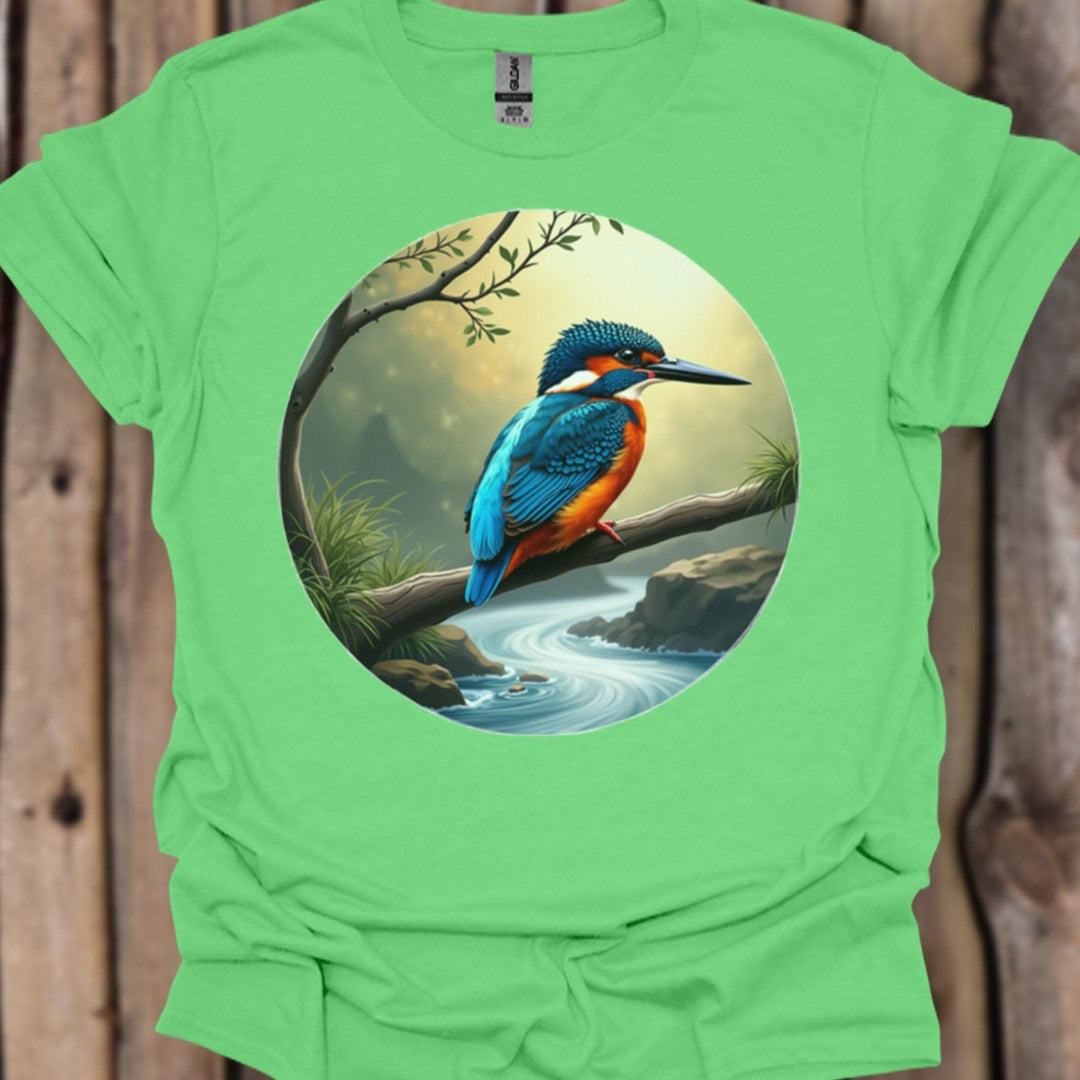 Martin-pêcheur pêcheur T-shirt tendance 