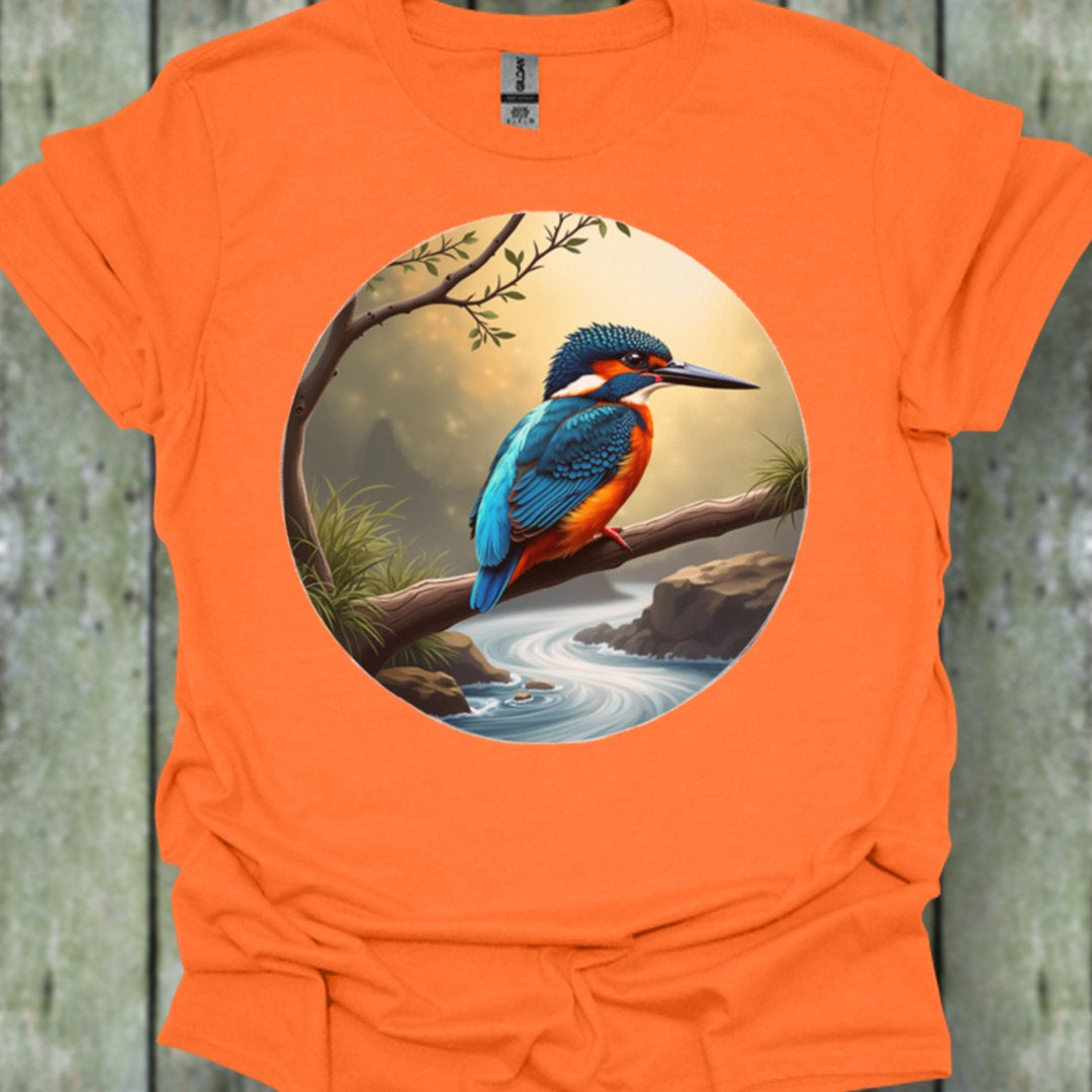 Martin-pêcheur pêcheur T-shirt tendance 