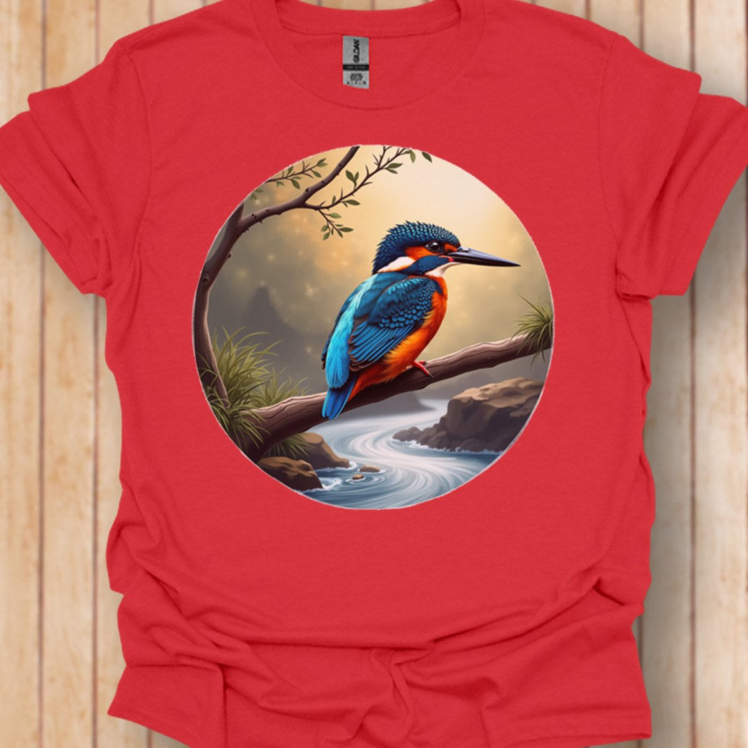 Martin-pêcheur pêcheur T-shirt tendance 