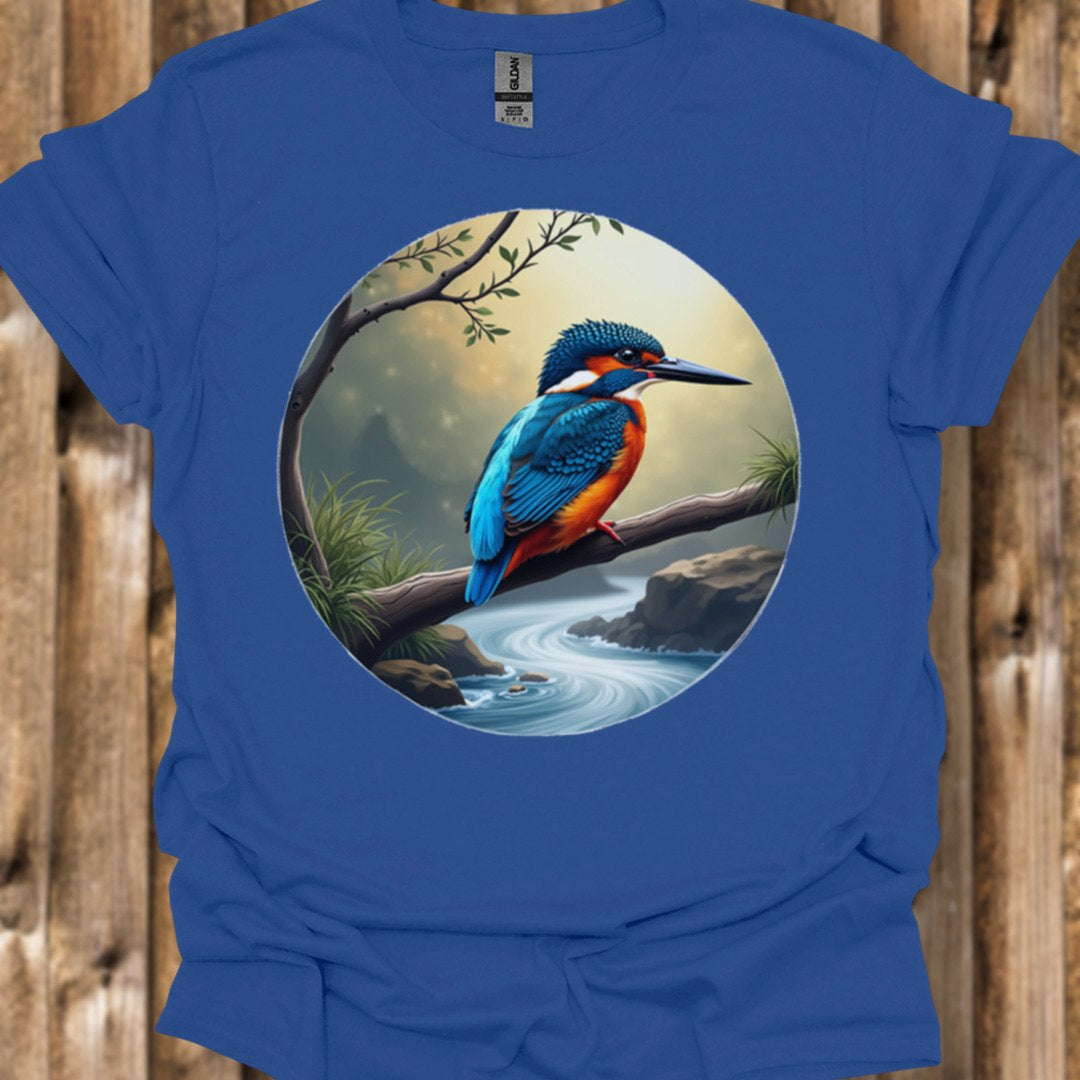 Martin-pêcheur pêcheur T-shirt tendance 