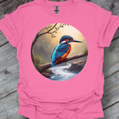 Martin-pêcheur pêcheur T-shirt tendance 