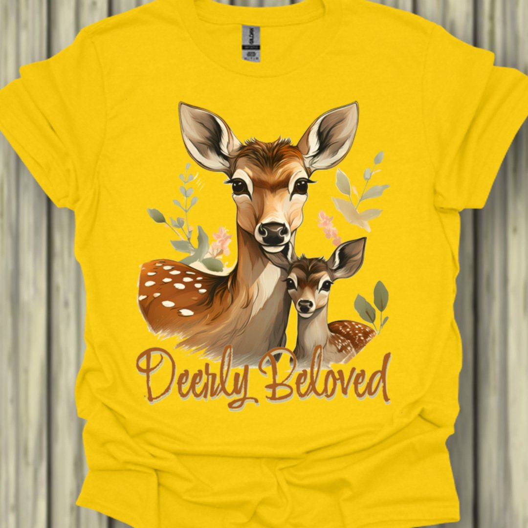 Deerly Beloved Fawn T-shirt trendy