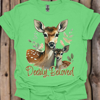 Deerly Beloved Fawn T-shirt trendy