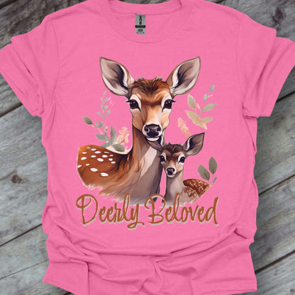 Deerly Beloved Fawn T-shirt trendy