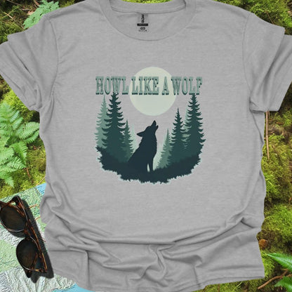 Howl like a Wolf T-shirt tijdloos