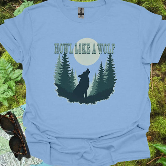 Howl like a Wolf T-shirt trendy