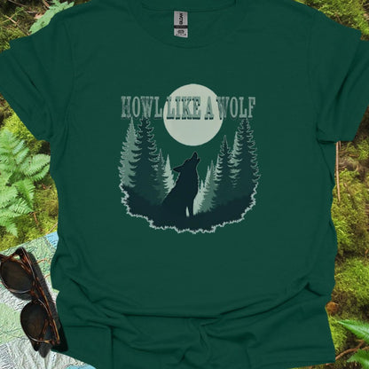 Howl like a Wolf T-shirt tijdloos