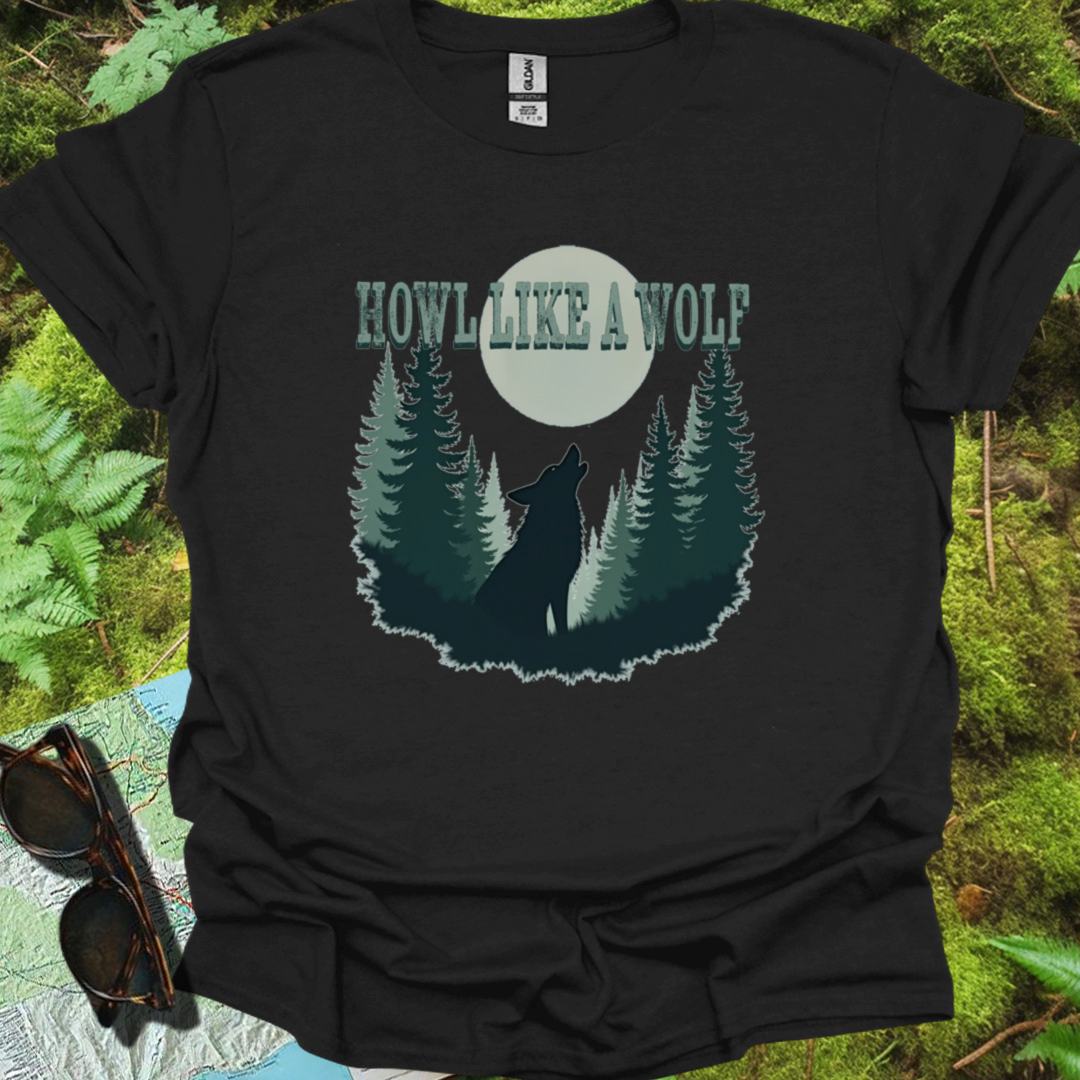 Howl like a Wolf T-shirt tijdloos