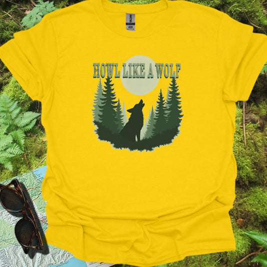 Howl like a Wolf T-shirt trendy
