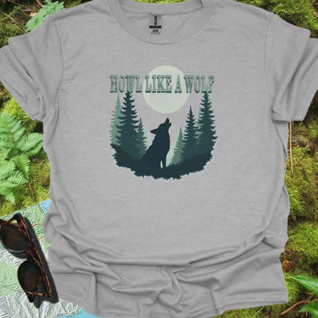 Howl like a Wolf T-shirt tijdloos