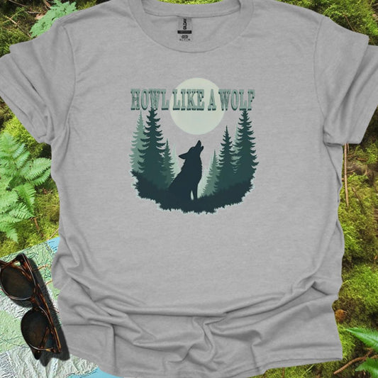 Howl like a Wolf T-shirt tijdloos