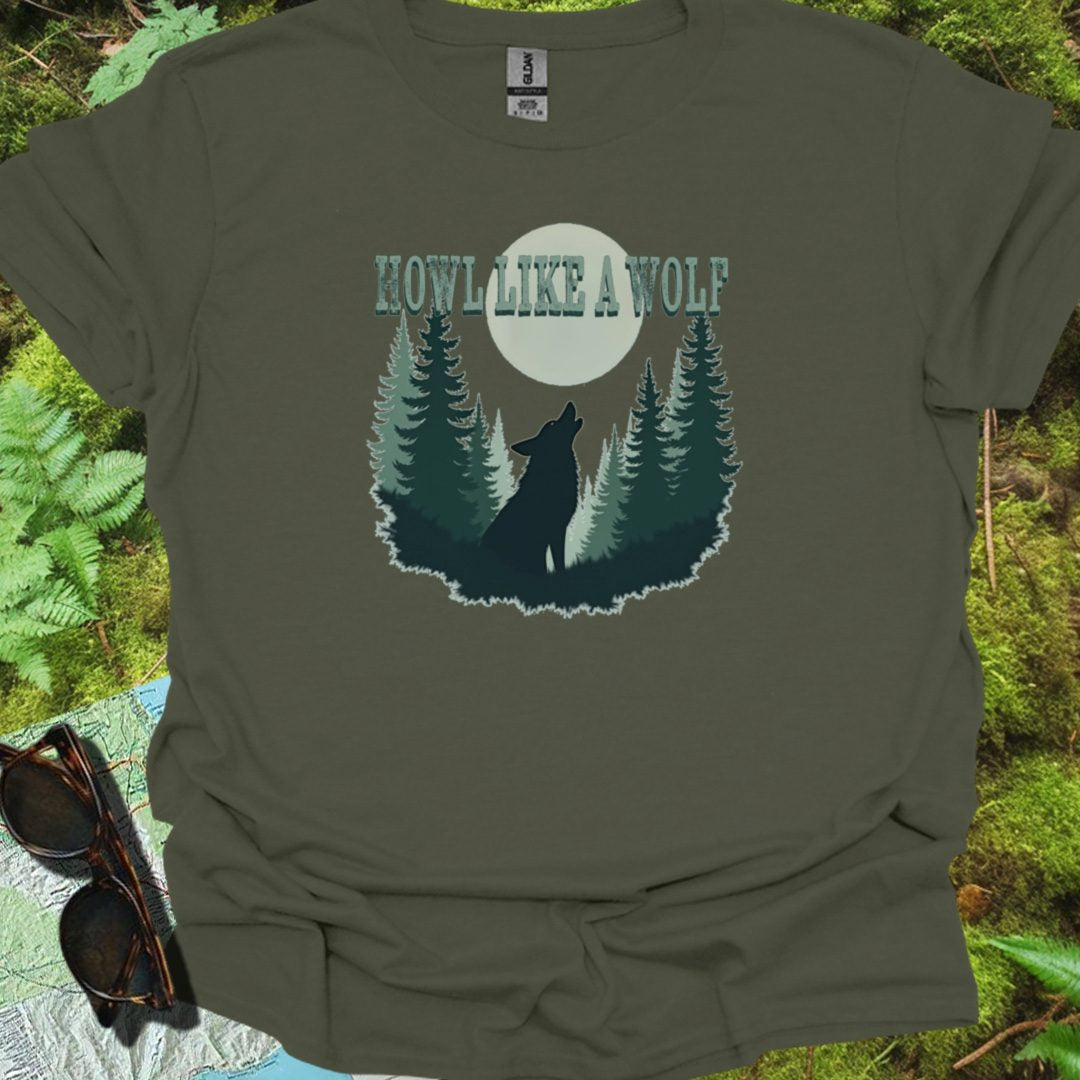 Howl like a Wolf T-shirt tijdloos