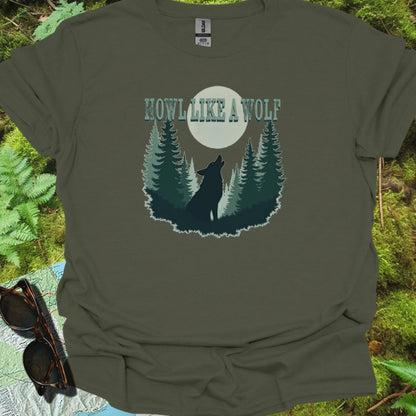 Howl like a Wolf T-shirt tijdloos