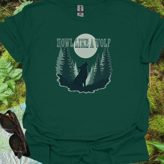 Howl like a Wolf T-shirt tijdloos