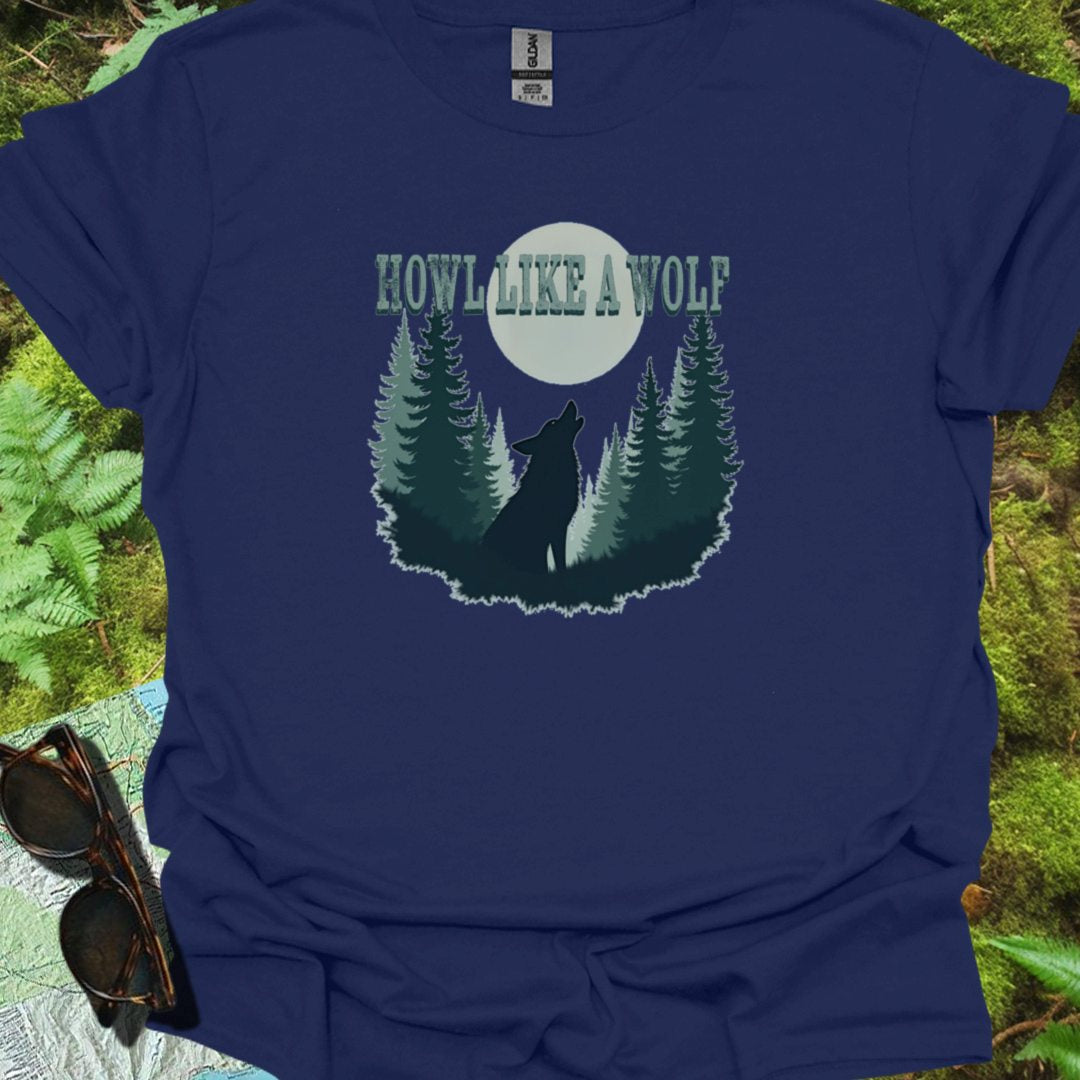 Howl like a Wolf T-shirt tijdloos