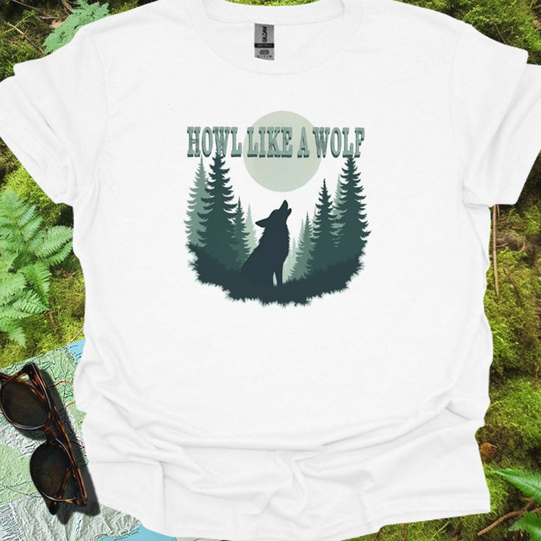 Howl like a Wolf T-shirt tijdloos