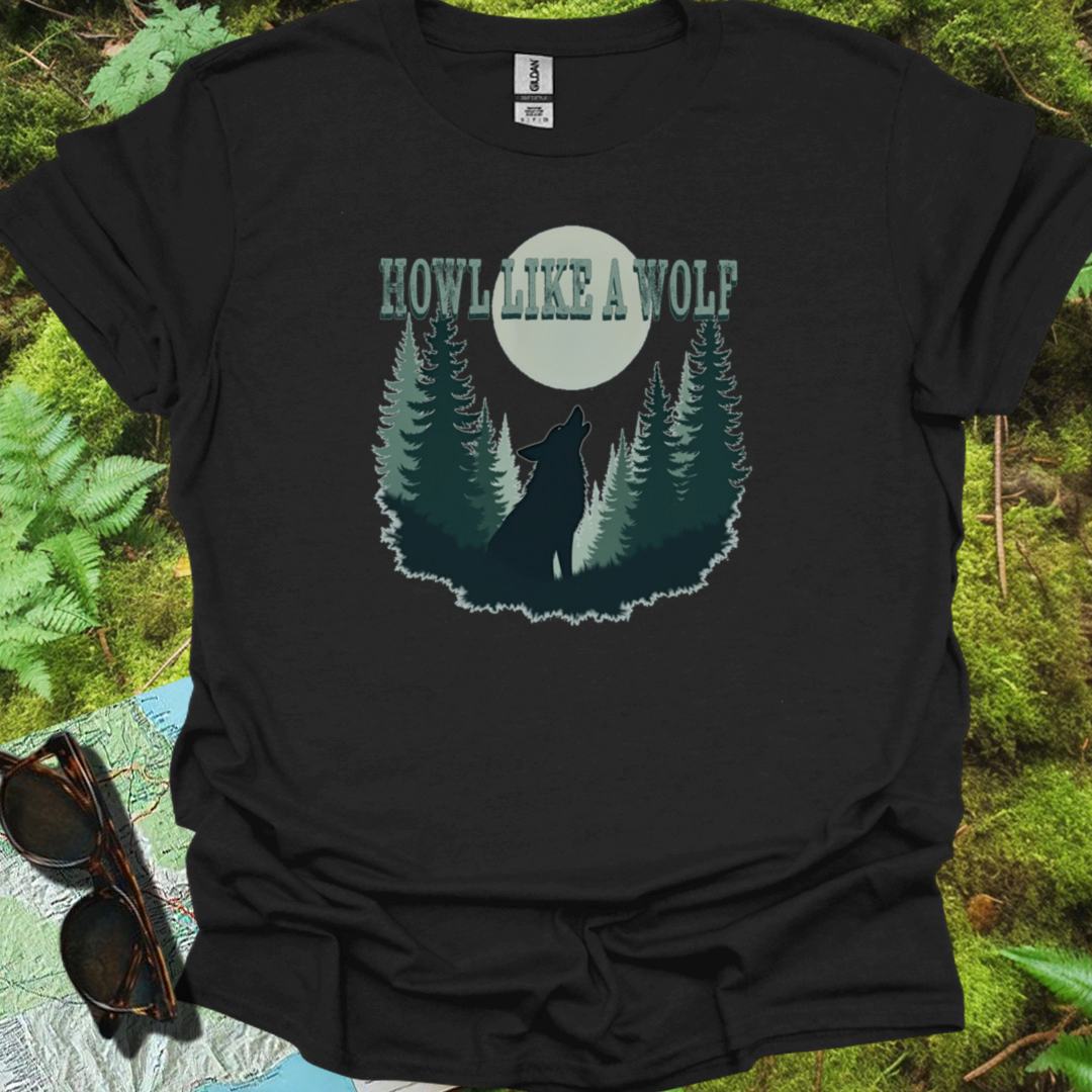 Howl like a Wolf T-shirt tijdloos