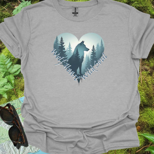 Wolf Heart T-shirt tijdloos