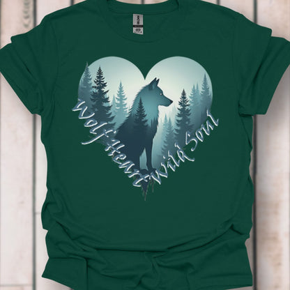 Wolf Heart T-shirt intemporel