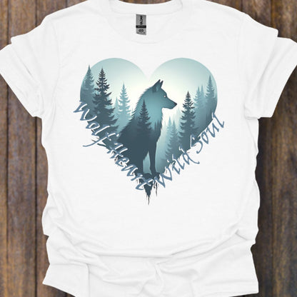 Wolf Heart T-shirt intemporel