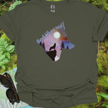 Howling Wolf T-shirt tijdloos