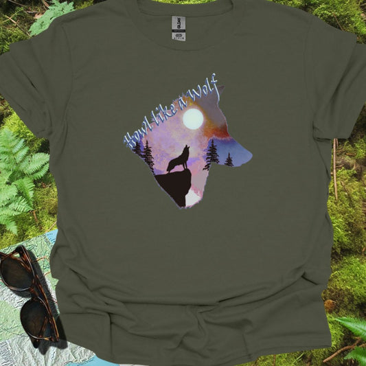Howling Wolf T-shirt tijdloos