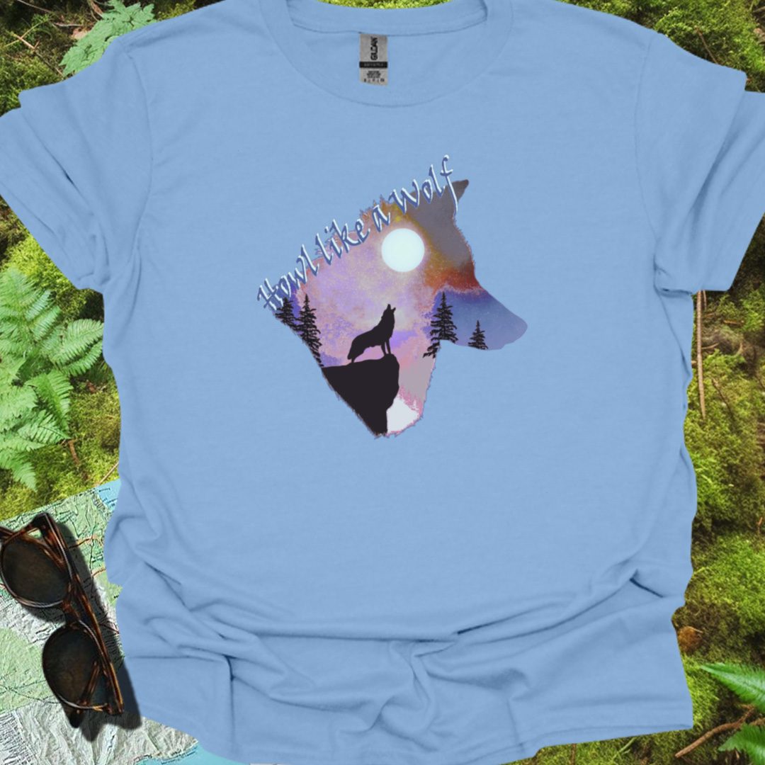 Howling Wolf T-shirt trendy
