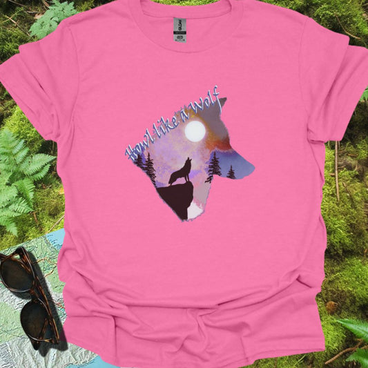 Howling Wolf T-shirt trendy