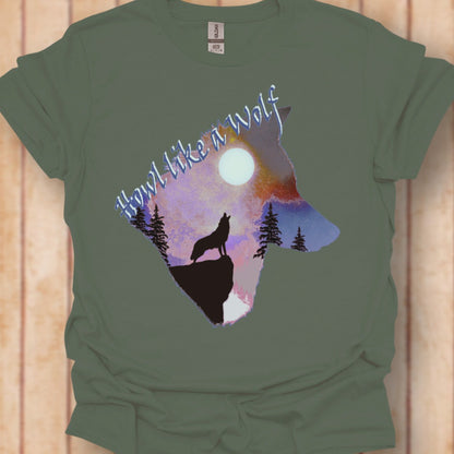 Howling Wolf T-shirt intemporel
