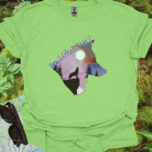 Howling Wolf T-shirt trendy