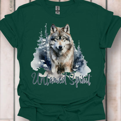 Untamed Spirit Wolf T-shirt tijdloos