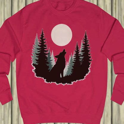 Wolf Volle Maan sweatshirt