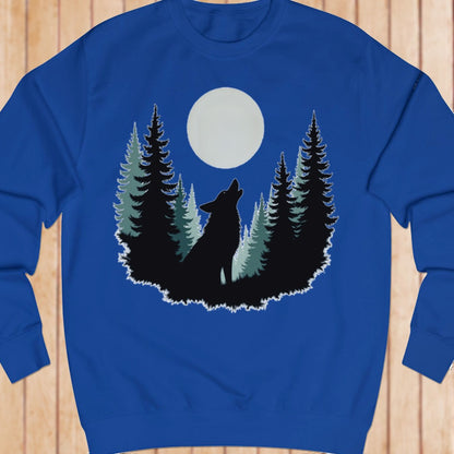 Wolf Volle Maan sweatshirt