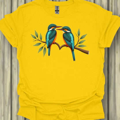 IJsvogelliefde trendy T-shirt