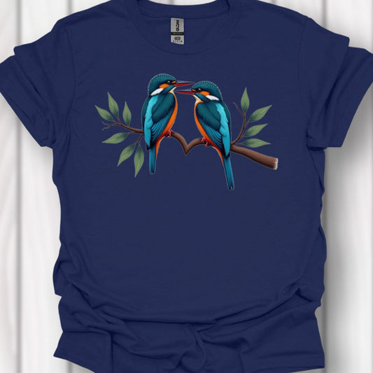 IJsvogelliefde tijdloos T-shirt