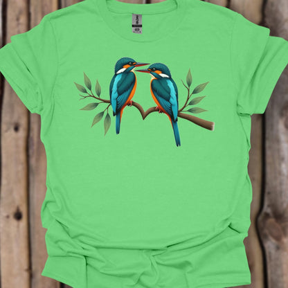 IJsvogelliefde trendy T-shirt