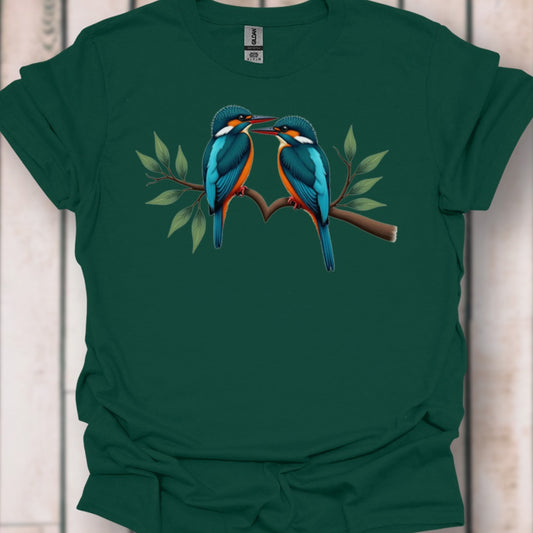IJsvogelliefde tijdloos T-shirt