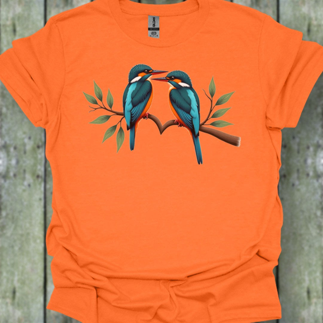 IJsvogelliefde trendy T-shirt