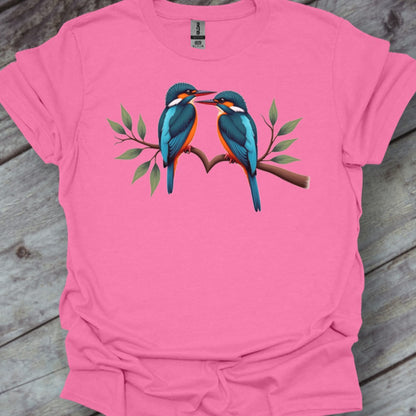 IJsvogelliefde trendy T-shirt