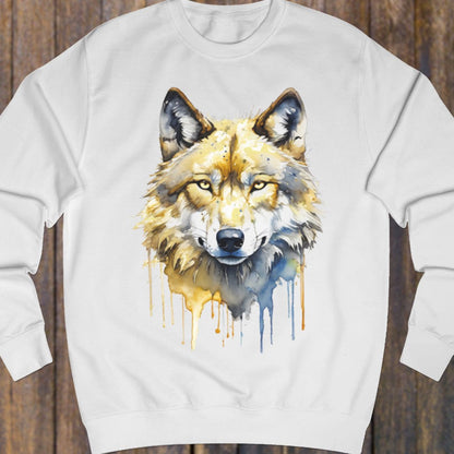 Wolf paintart sweatshirt