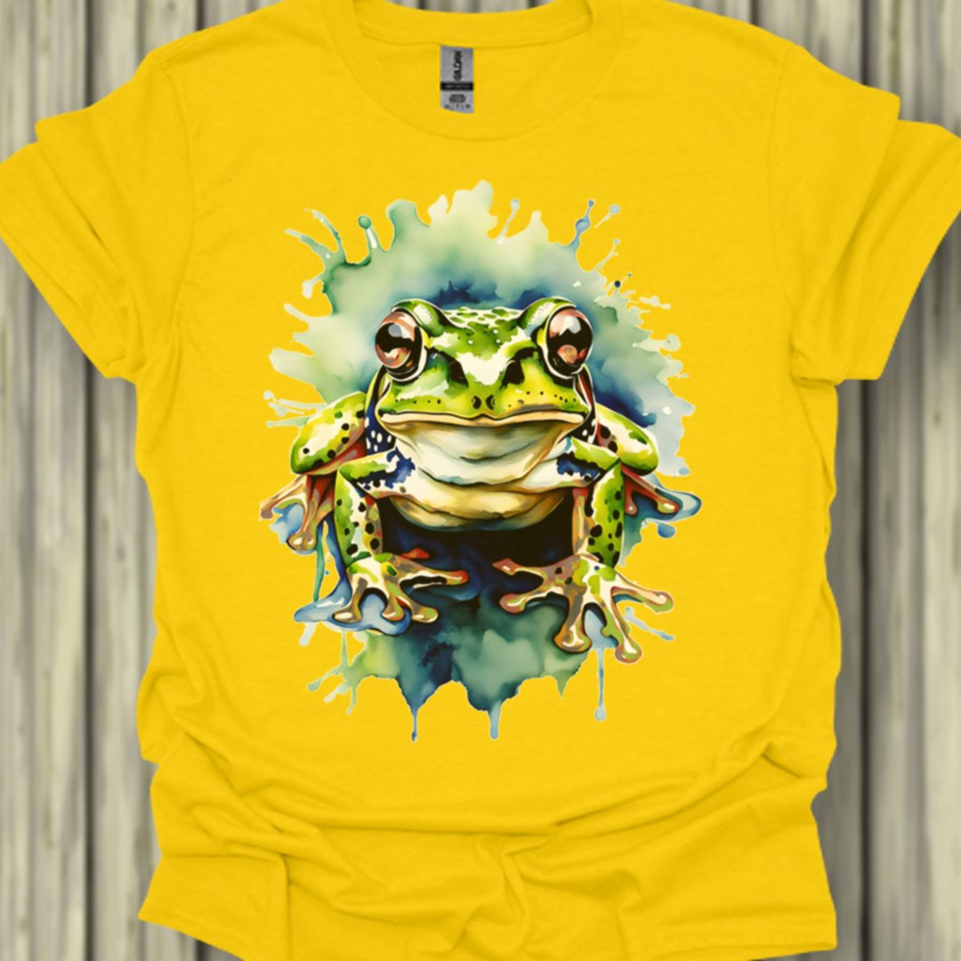 Frog paintart trendy T-shirt