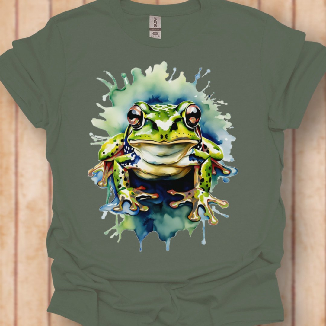 Kikker paintart tijdloos T-shirt