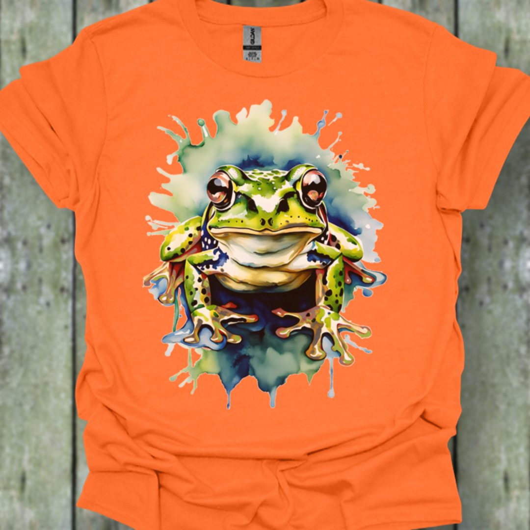 Frog paintart trendy T-shirt