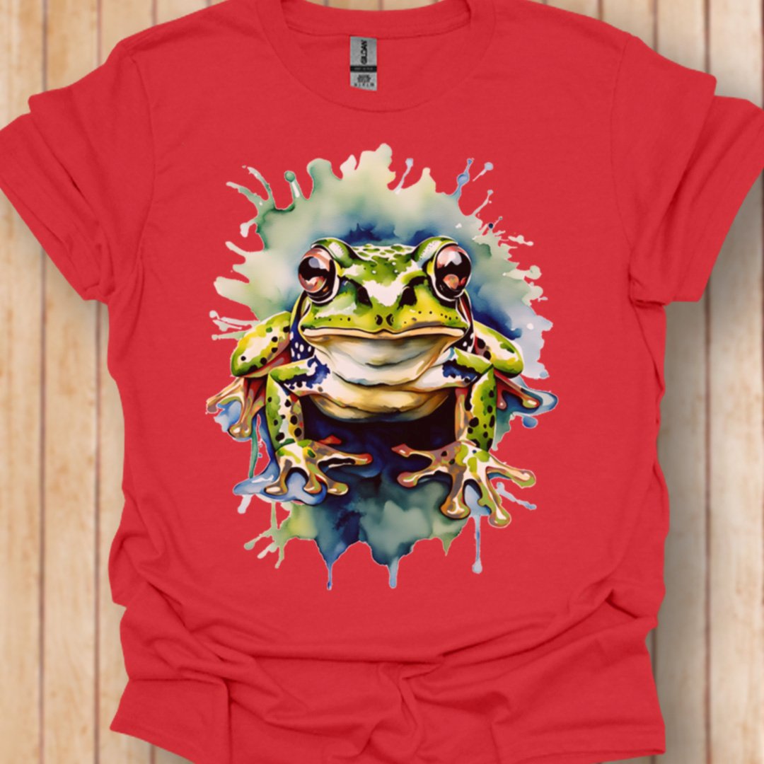 Frog paintart trendy T-shirt
