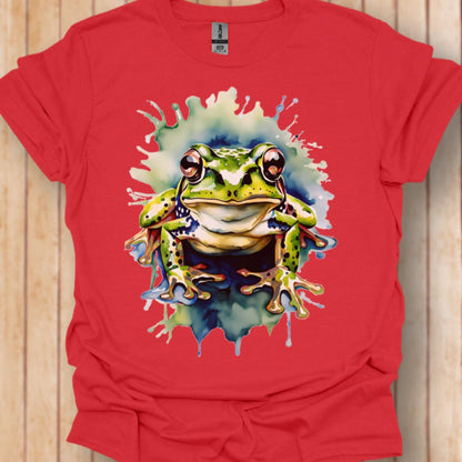 Frog paintart trendy T-shirt