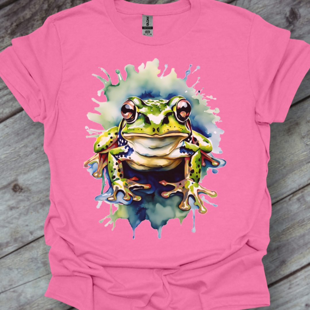 Frog paintart trendy T-shirt
