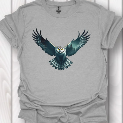 Vliegende Uil Double Exposure T‑Shirt
